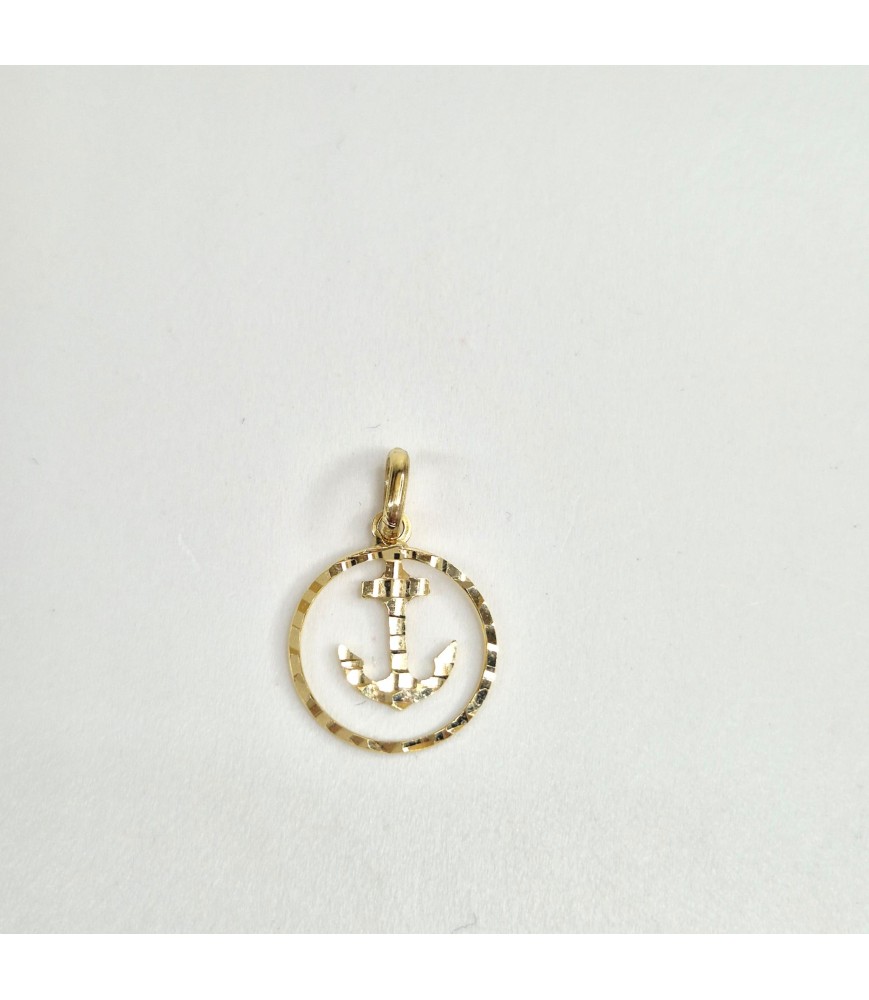 PENDENTE EnricoOro X24.2795 ANCORA GIALLO UNISEX 18KT