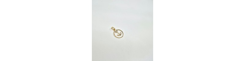 CATENA EnricoOro PENDENTE ANCORA GIALLO UNISEX 18KT