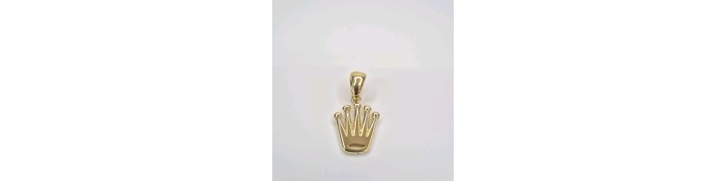 PENDENTE  Onais F25.2854PA CORONA ARGENTO 925 GIALLO IN ELETTROFORMATURA