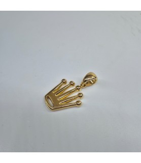 PENDENTE ONAIS F25.2893PA CORONA IN ARGENTO 925 GIALLO ELETTROFORMATA