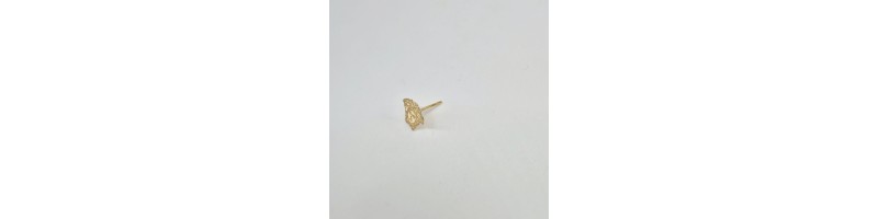 ORECCHINI  EnricoOro X25.0262 MEDUSA GIALLO UNISEX 18 KT