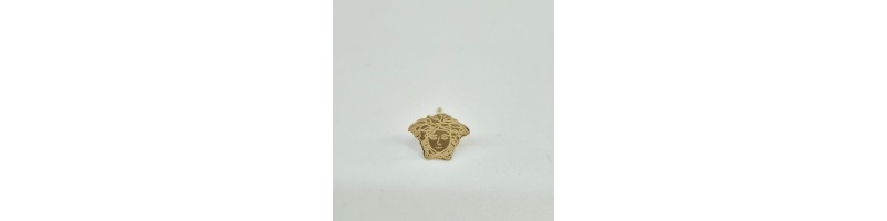 ORECCHINI  EnricoOro X25.0262 MEDUSA GIALLO UNISEX 18 KT