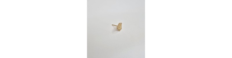 ORECCHINI  EnricoOro X25.0262 MEDUSA GIALLO UNISEX 18 KT