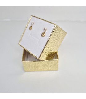 ORECCHINO EnricoOro X25.0328 MEDUSA PUNTO LUCE GIALLO DONNA