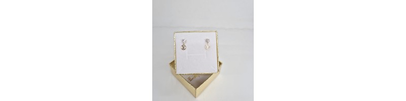 ORECCHINO EnricoOro X25.0325 VL  PUNTO LUCE GIALLO DONNA