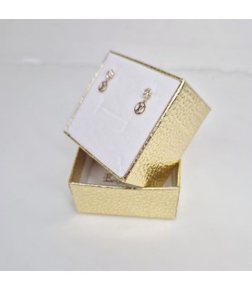 ORECCHINO EnricoOro X25.0325 VL  PUNTO LUCE GIALLO DONNA