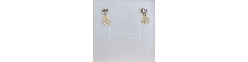 ORECCHINO EnricoOro X24.1933  CON H   PUNTO LUCE GIALLO DONNA