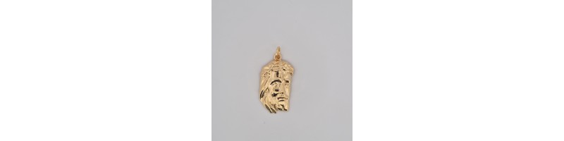 PENDENTE ONAIS F26.1910PA  VOLTO DI GESU'  ARGENTO GIALLO 925