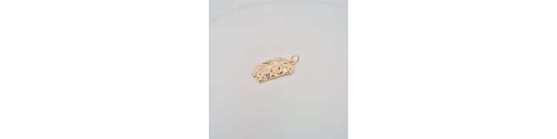 PENDENTE ONAIS F26.1910PA  VOLTO DI GESU'  ARGENTO GIALLO 925