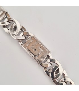 BRACCIALE ONAIS F25.4807BA OCCHIO DI TIGRE E GRECHE ARGENTO 925 BIANCO
