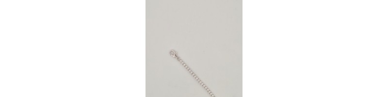 bracciale onais F26.0956  tennis zirconi e placchetta personalizzabile argento 925 bianco