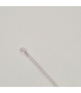 bracciale onais F26.0956  tennis zirconi e placchetta personalizzabile argento 925 bianco