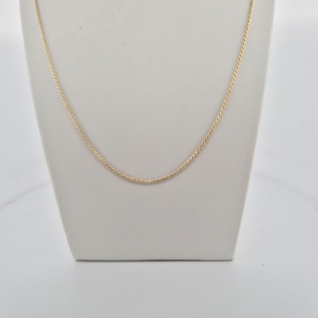 Catena Onais F26.4702 modello corda 50 cm argento 925 giallo