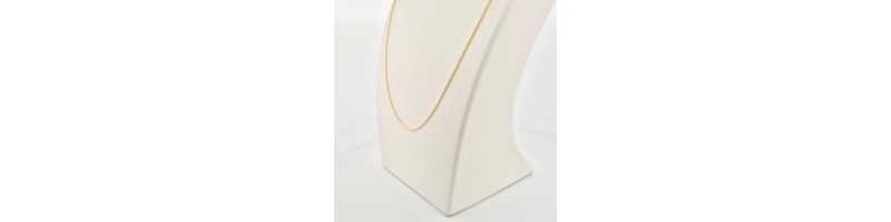 Catena Onais F26.4702 modello corda 50 cm argento 925 giallo