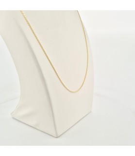 Catena Onais F26.4702 modello corda 50 cm argento 925 giallo