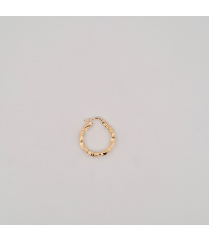 Orecchini Enricooro X26.0135 mod. torchon greche giallo 18kt