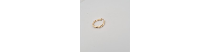 Orecchini Enricooro X26.0135 mod. torchon greche giallo 18kt