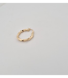 Orecchini Enricooro X26.0135 mod. torchon greche giallo 18kt