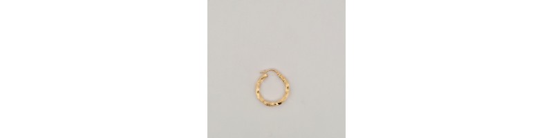 Orecchini Enricooro X26.0135 mod. torchon greche giallo 18kt