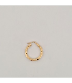 Orecchini Enricooro X26.0135 mod. torchon greche giallo 18kt