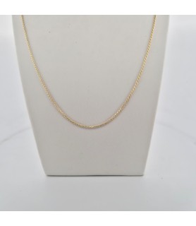 Catena Onais corda 50 cm e pendente madonnina miracolosa zirconata argento 925 giallo
