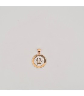 Pendente Enricooro X23.2060 corona zirconato oro giallo 18kt