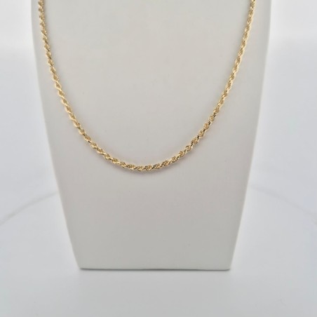 Catena Onais F24.7075 corda 60 cm argento giallo