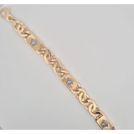 Bracciale Enricooro X25.0974 meduse giallo 18kt