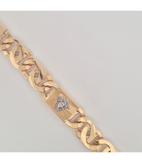 Bracciale Enricooro X25.0974 meduse giallo 18kt