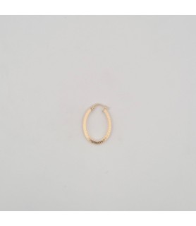 Orecchini Enricooro X26.0143 ovale giallo 18kt