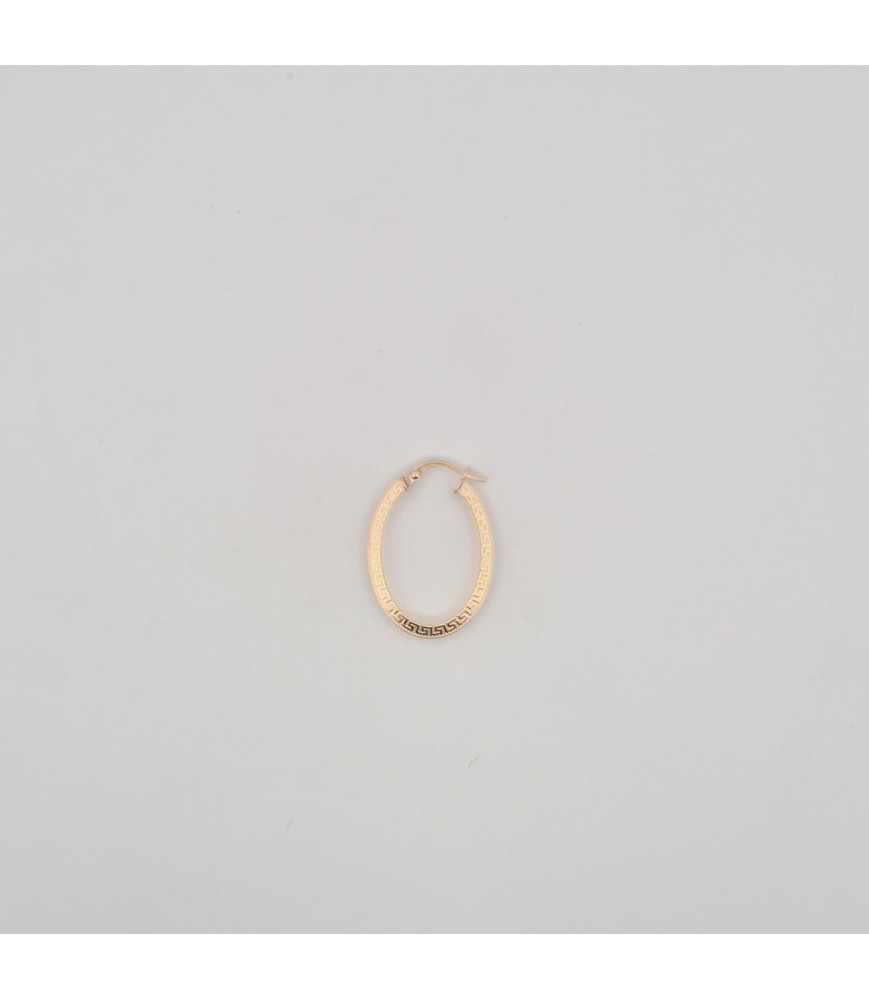 Orecchini Enricooro X26.0143 ovale giallo 18kt