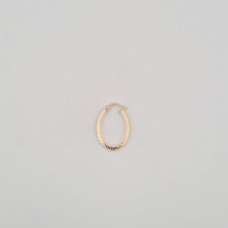 Orecchini Enricooro X26.0143 ovale giallo 18kt