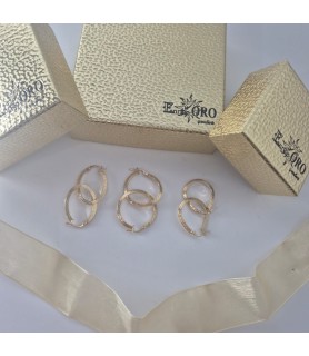 Orecchini Enricooro X26.0114 goccia greche giallo 18kt