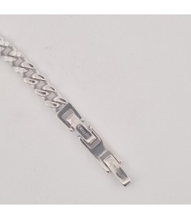 Bracciale linea Morellato mod. groumette argento bianco