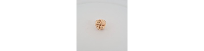 Anello Enricooro X26.1089 nodo algerino grande  giallo