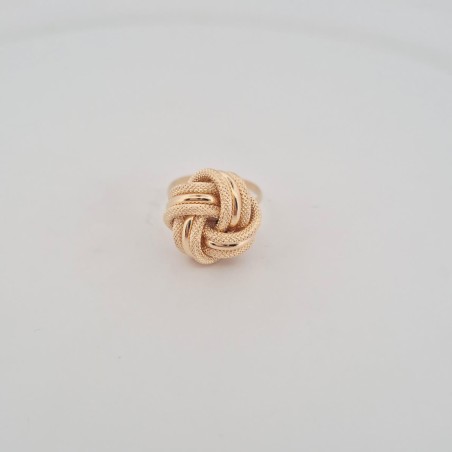 Anello Enricooro X26.1089 nodo algerino grande  giallo