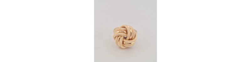 Anello Enricooro X26.1089 nodo algerino grande  giallo