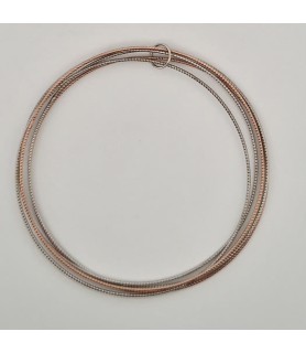 Bracciale Onais F20.01279 filo rigido argento bianco e rosè donna