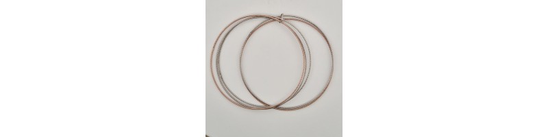 Bracciale Onais F20.01279 filo rigido argento bianco e rosè donna